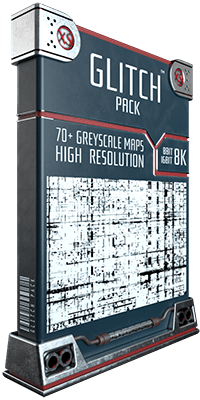 Here is a pack of 70+ textures maps thinked for Cinema 4D and Octane for sparkling sci-fi renders! One word: Glitches! You know. Those edgy little effects that give a taste of future to your creations.